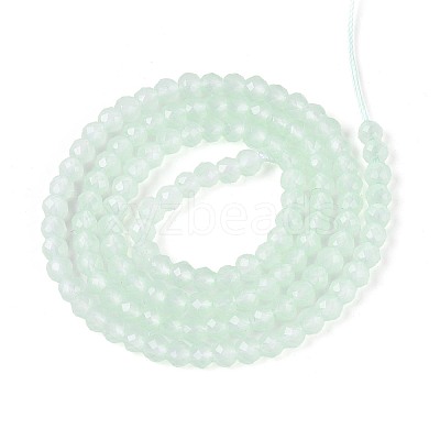 Imitation Jade Glass Beads Strands GLAA-T028-3mm-11G-1