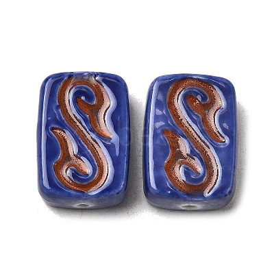 Handmade Porcelain Beads PORC-K010-02G-1