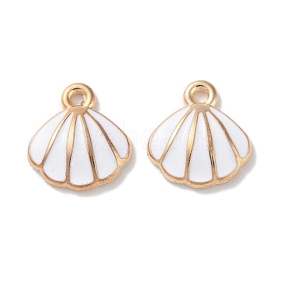 Alloy Enamel Pendants ENAM-O001-02F-G-1