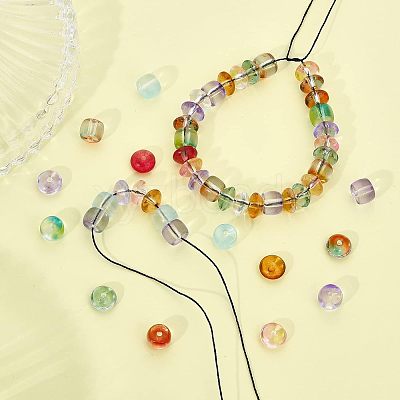 280pcs 14 Style Transparent Glass Beads GLAA-CA0001-49-1