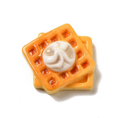 Opaque Resin Imitation Food Decoden Cabochons X-CRES-H001-03H-1