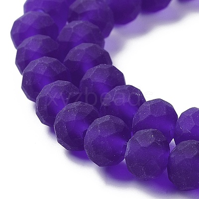 Transparent Glass Beads Strands EGLA-A034-T6mm-MD06-1