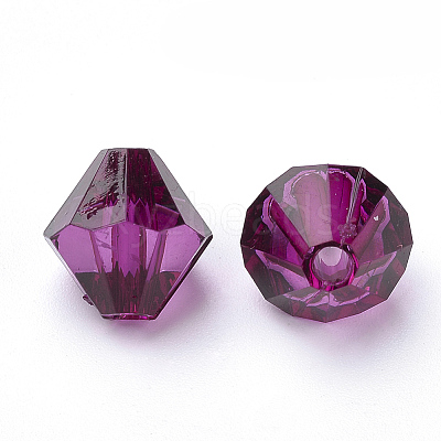 Transparent Acrylic Beads TACR-S146-8mm-24-1