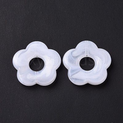 Opaque Acrylic Beads OACR-E014-02-1