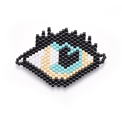 MIYUKI & TOHO Handmade Japanese Seed Beads Links SEED-A029-BC08-1