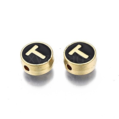Alloy Enamel Beads ENAM-N052-006-02T-RS-1