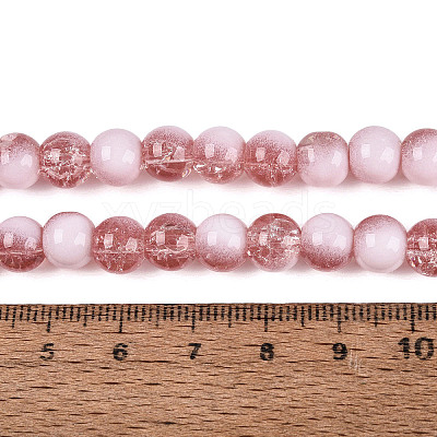 Crackle Glass Beads Strands GLAA-U001-8mm-13-1