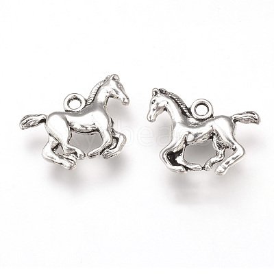 Tibetan Style Alloy Pendants TIBEP-T002-07AS-RS-1
