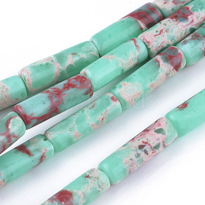 Synthetic Imperial Jasper Beads Strands X-G-L496-A11-1