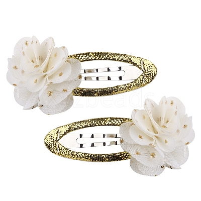 Cloth Covered Snap Hair Clips PW-WG79183-09-1