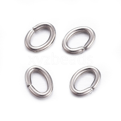 Tarnish Resistant 304 Stainless Steel Open Jump Rings STAS-F221-40P-M-1