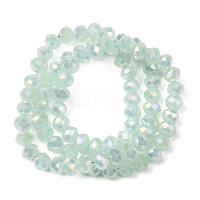 Electroplate Glass Beads Strands EGLA-A034-J6mm-T02-1