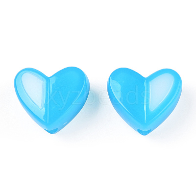Two Tone Opaque Acrylic Beads SACR-I005-05D-02-1