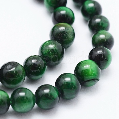 Natural Tiger Eye Beads Strands X-G-F561-6mm-B01-1