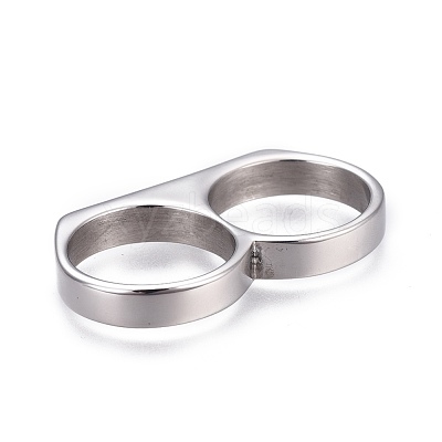 Tarnish Resistant 304 Stainless Steel Finger Rings RJEW-O032-13P-1