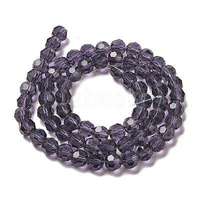 Transparent Glass Beads EGLA-A035-T8mm-D15-1