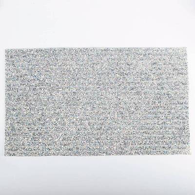 Glitter Resin Hotfix Rhinestone(Hot Melt Adhesive On The Back) DIY-GL0001-02-1