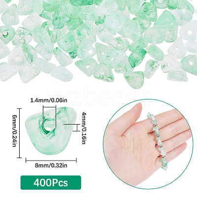 400Pcs Acrylic Beads OACR-SC0001-32A-1