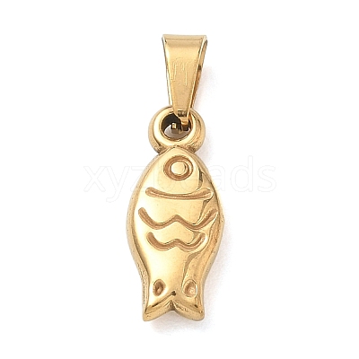 304 Stainless Steel Pendants STAS-B141-03G-G-1
