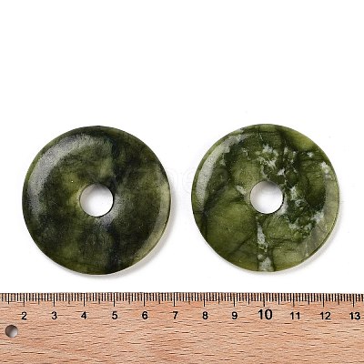 Natural Southern Jade Pendants G-K099-50mm-03-1