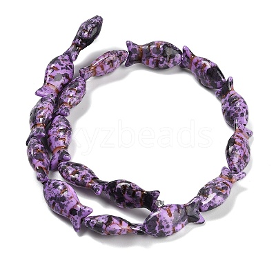 Synthetic Turquoise Beads Strands TURQ-F019-01A-1