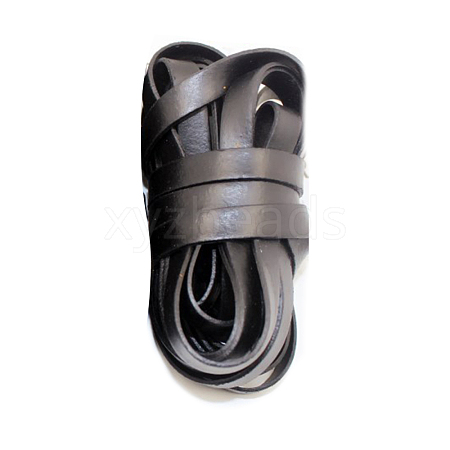 Soft Flat Leather Jewelry Cord WL-WH0008-02D-01-1