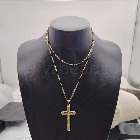 Cross Pendant Necklaces WM6513-1