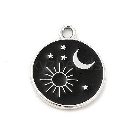 Alloy Enamel Pendants X-ENAM-I053-D06-1