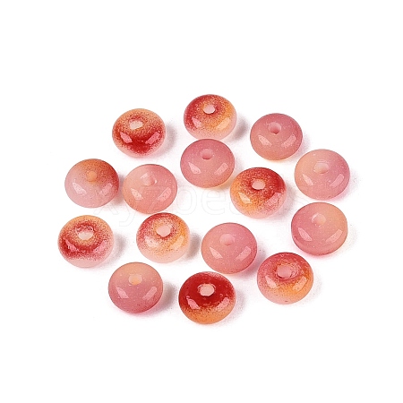 Baking Paint Imitation Jade Glass Beads GL-N006-01A-05-1
