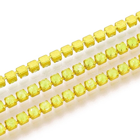 Iron Rhinestone Cup Chains CH-T006-05B-17-1