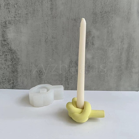 DIY Knot Shape Candlestick Silicone Molds SIMO-P002-F01-1