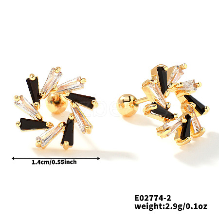 Chic Flower Cartilage Earrings WQ5756-4-1