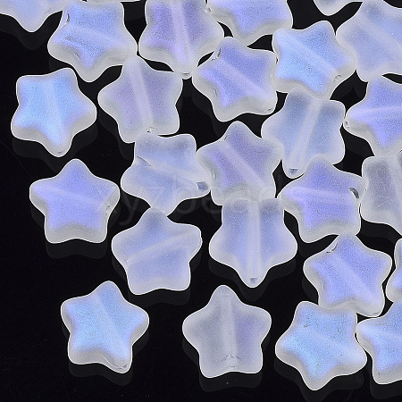 Electroplate Glass Beads X1-GLAA-N035-01-C02-1