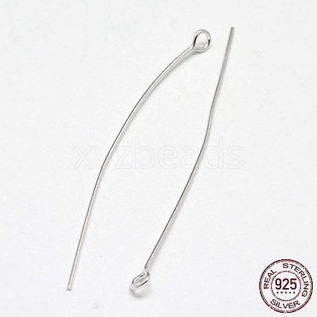 925 Sterling Silver Eye Pins STER-F018-02H-02-1