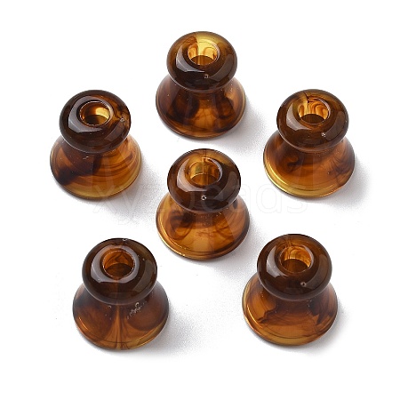 Two Tone Acrylic Beads OACR-S042-04D-1