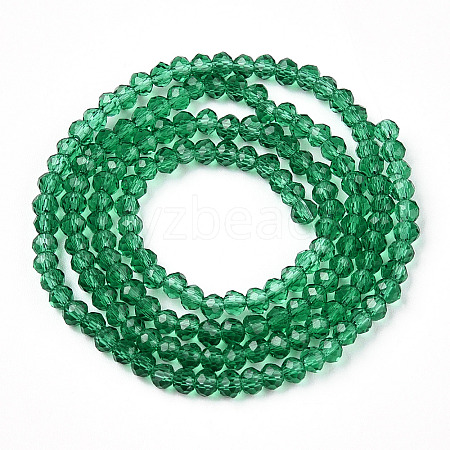 Glass Beads Strands X-EGLA-A034-T10mm-D18-1