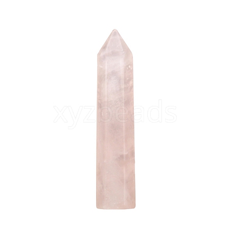 Point Tower Natural Rose Quartz Home Display Decoration LS-PW-WG24364-02-1