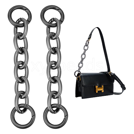 Unicraftale 2Pcs Alloy Bag Extender Chains FIND-UN0003-08B-1