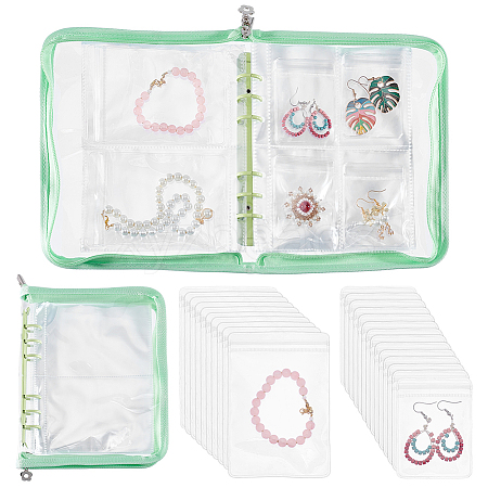 Transparent Jewelry Organizer Storage Zipper Bag AJEW-WH0314-44B-1