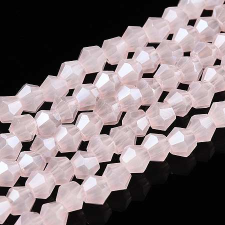 Imitation Jade Electroplate Glass Beads Strands LS-EGLA-A039-J2mm-A07-1
