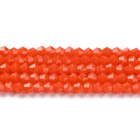 Opaque Solid Color Imitation Jade Glass Beads Strands LS-EGLA-A039-P4mm-D03-1