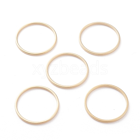 Brass Linking Rings X-KK-Y003-03G-G-1