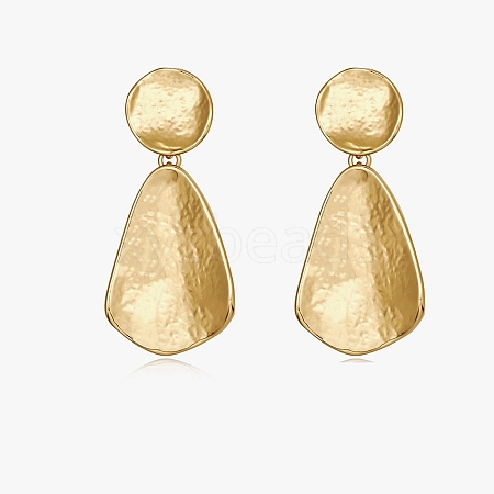 Brass Dangle Stud Earrings FS-WGF18BB-04-1