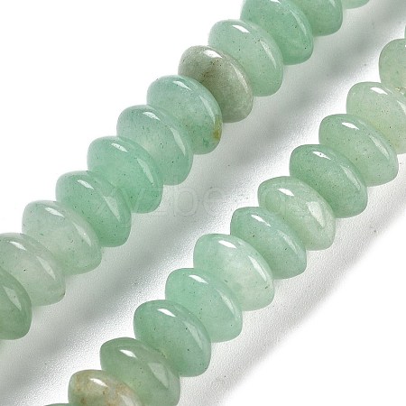 Natural Green Aventurine Beads Strands G-P559-A13-02-1