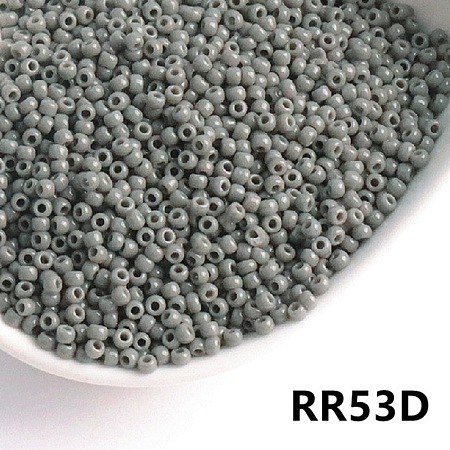 Opaque 8/0 Glass Seed Beads SEED-I013-3mm-RR53D-1