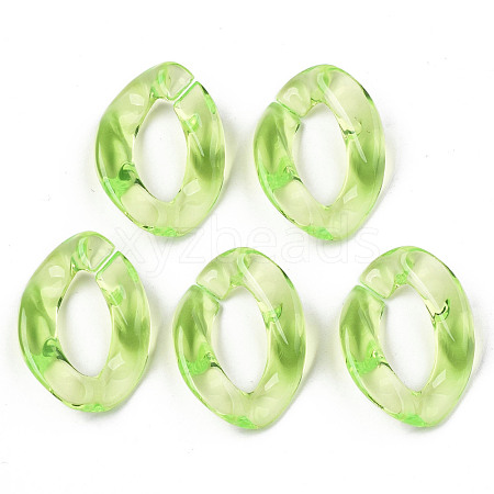 Transparent Acrylic Linking Rings OACR-S036-001A-J06-1