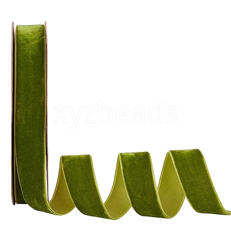 Velvet Ribbon SRIB-WH0006-18H-1