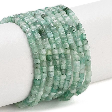 Natural Emerald Quartz Beads Strands G-H042-B32-01-1