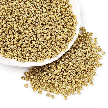 8/0 Grade A Round Glass Seed Beads SEED-N002-C-0561-1