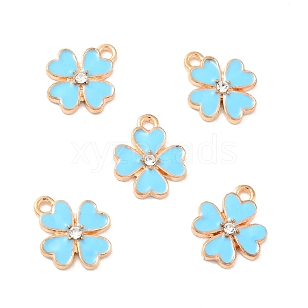 Alloy Enamel Pendants ENAM-D028-01KCG-05-1